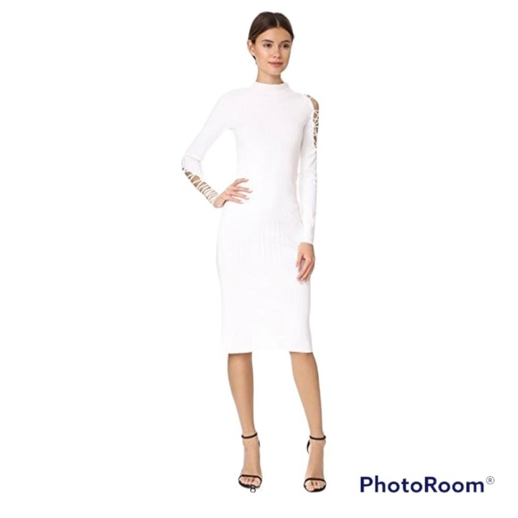 CUSHNIE ET OCHS Dresses & Skirts - CUSHNIE ET OCHS
Gabriela Mock-neck Lace-up